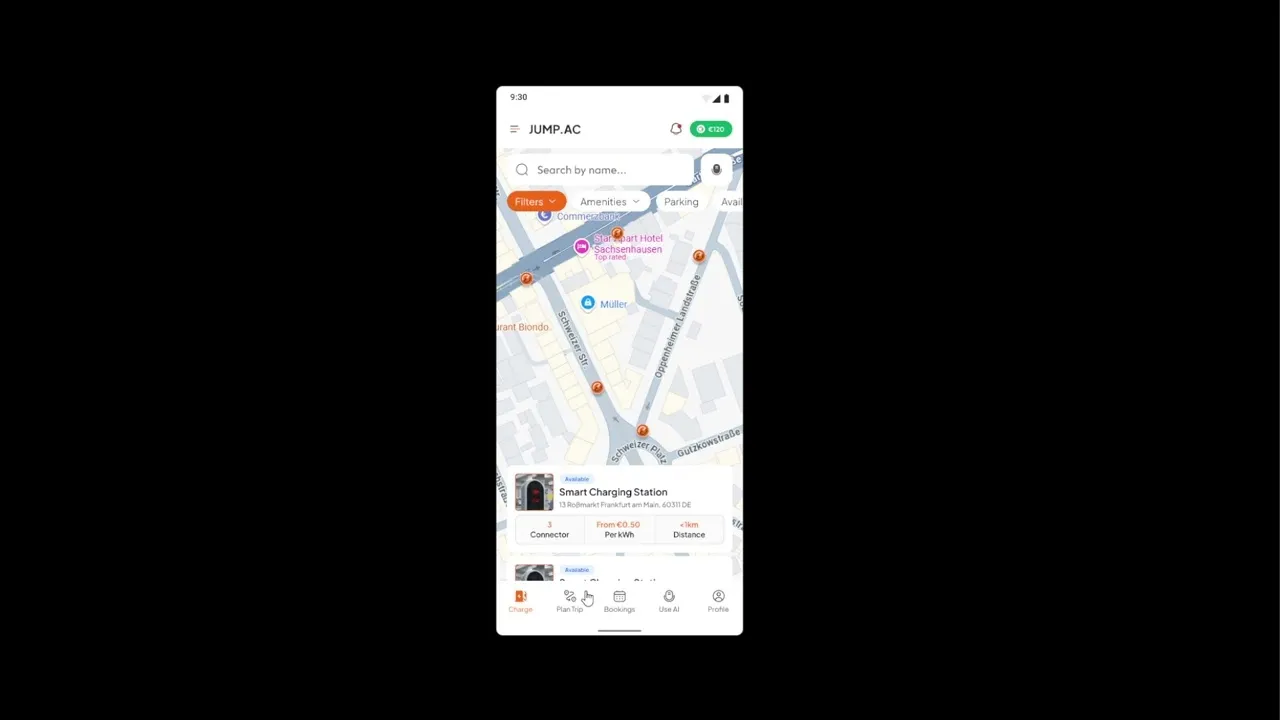 jump.ac demo: driver app